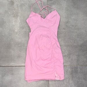 Princess Polly Pink Strappy Mini Dress